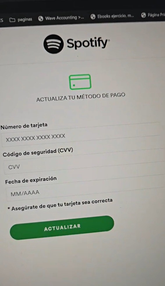 Alerta para usuarios de Spotify Premium en México: así te roban datos bancarios con correos falsos