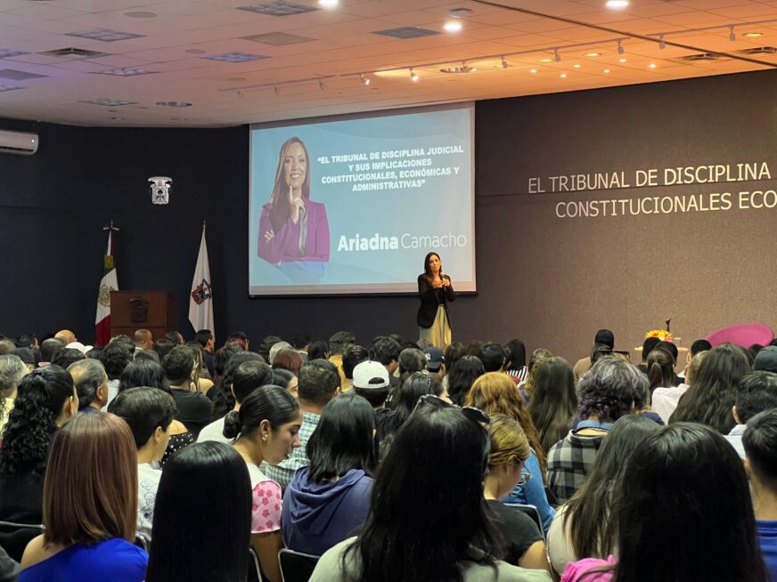 Reacciona Ariadna Camacho a datos relevados por el Secretario de Seguridad y Protección Ciudadana, Omar García Harfuch.