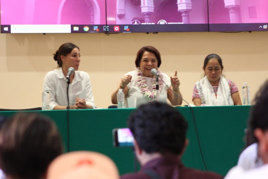 La justicia debe impartirse con visión social: Celia Maya