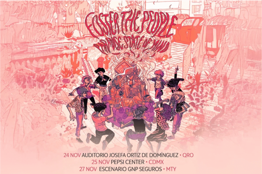 Foster the People confirma parada en CDMX: fecha, boletos y todo lo que necesitas saber