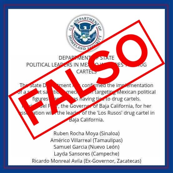 Fake news en modo DEA: Embajada desactiva montaje narco contra políticos mexicanos