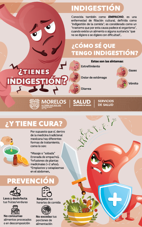 Lanza Secretaría de Salud campaña informativa para prevenir y tratar la indigestión en Morelos