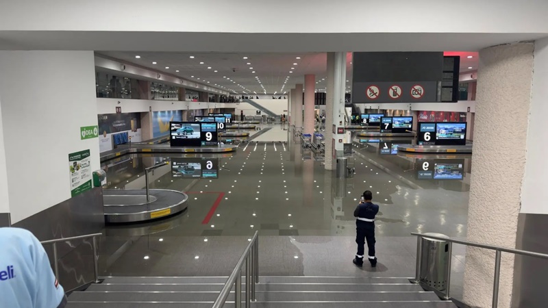 Sheinbaum responde al caos en el AICM: ya hay obras y grupo de emergencia