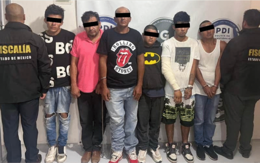 Capturan a nueve miembros del grupo ‘M4’ en Edomex vinculados al CJNG