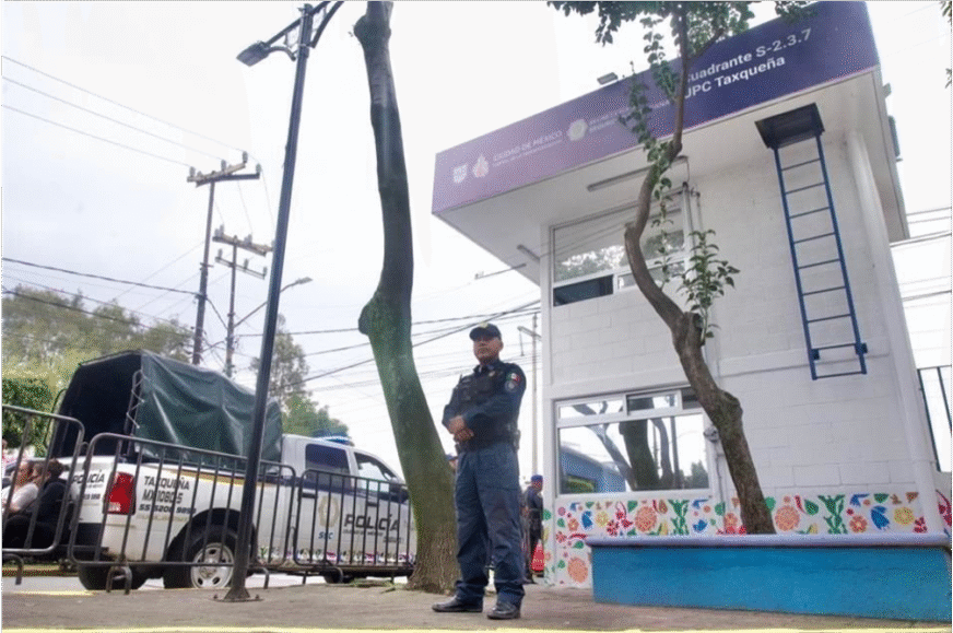 CDMX renueva módulos de policía para vigilancia 24/7 en colonias