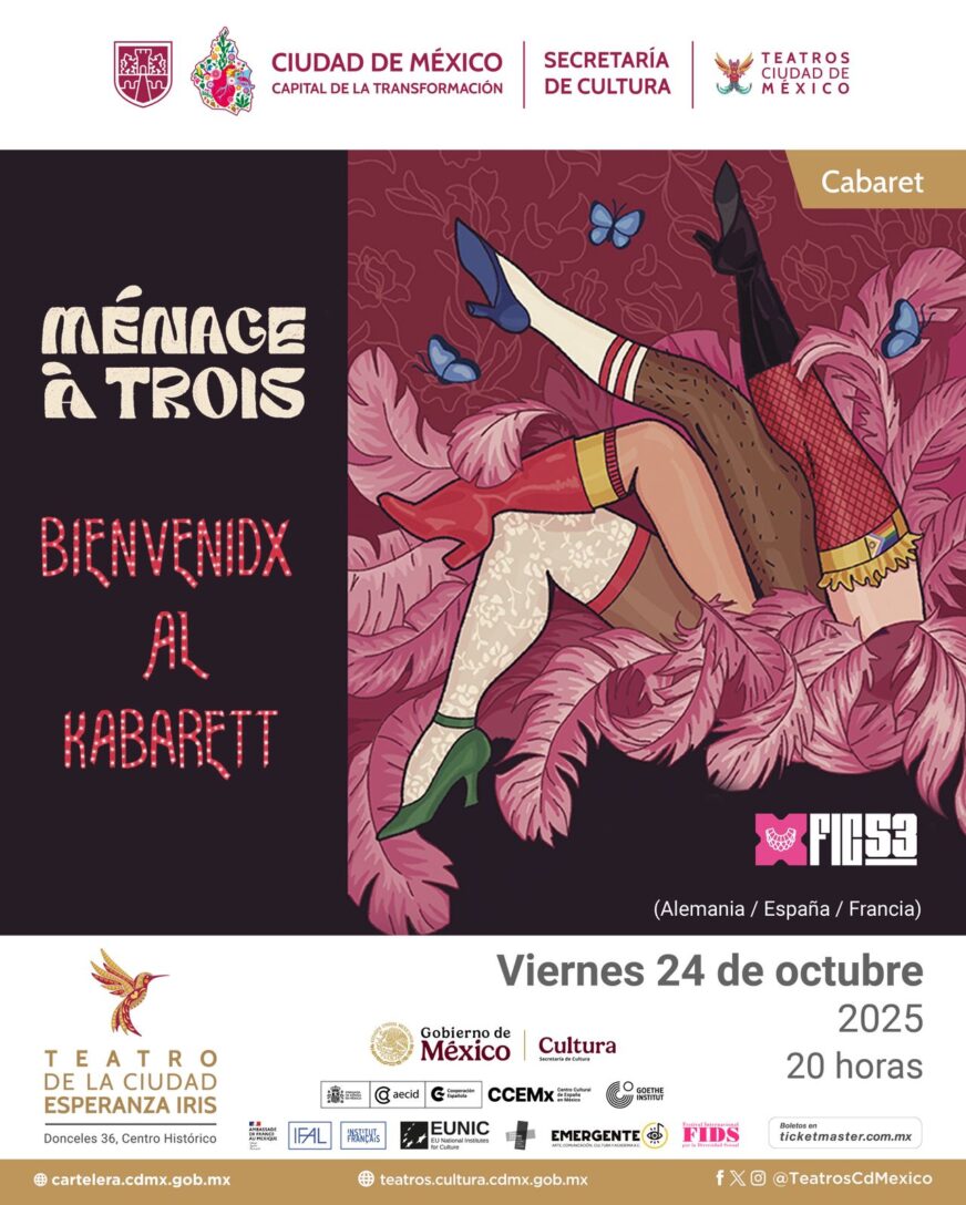 Kabarett queer internacional toma el Teatro de la Ciudad