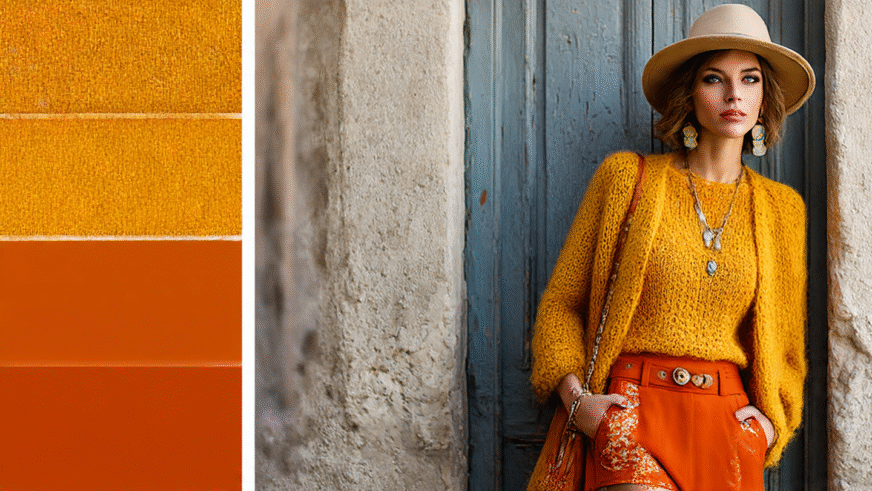 Terracota y mostaza: la paleta que calienta tu clóset otoñal
