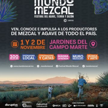 Comienza la cuenta regresiva para que el agave conquiste los Jardines de Campo Marte con Mundo Mezcal