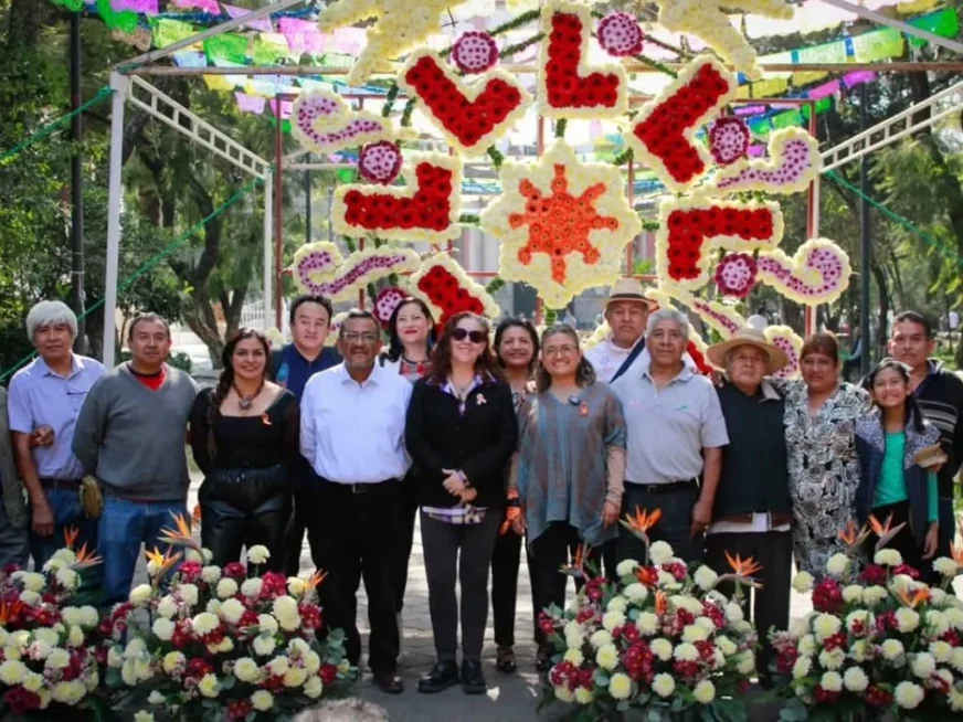 Reconocen portadas florales de Iztapalapa como tesoro cultural de la Ciudad de México