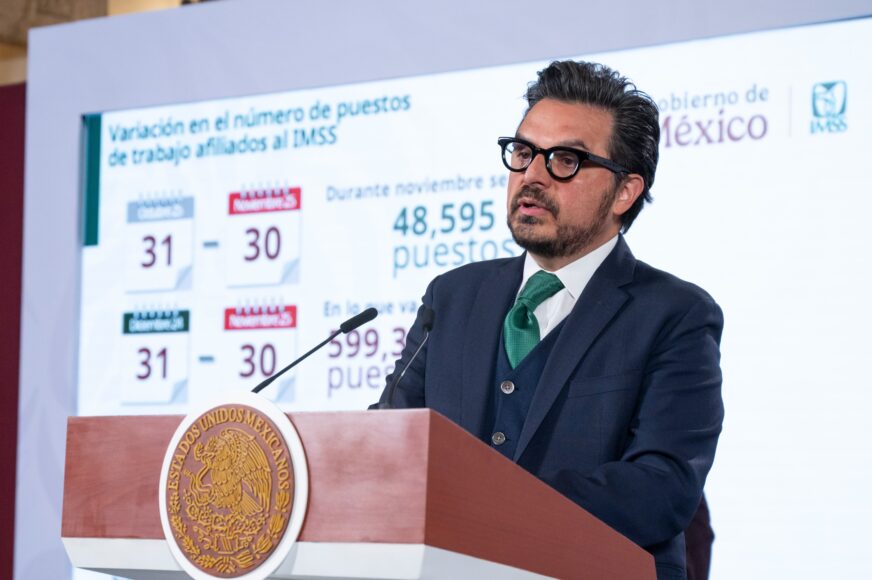 México rompe récord con 22.8 millones de empleos formales: IMSS