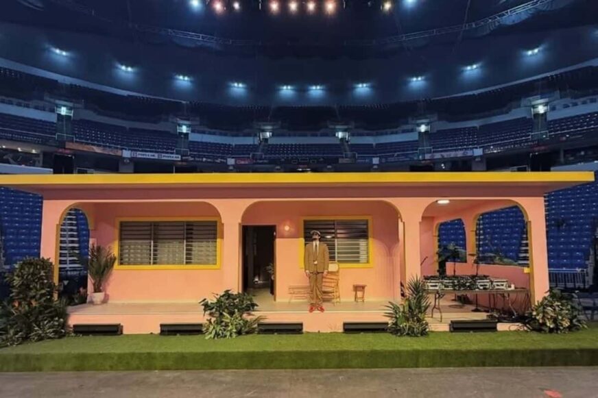 Se filtra el escenario de Bad Bunny en CDMX: así se ve “La Casita” horas antes del show