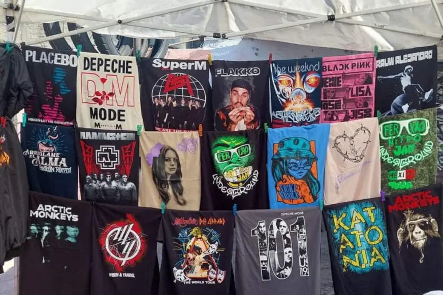 Playeras desde $50 y sudaderas al 70%: así son los bázares de conciertos en CDMX