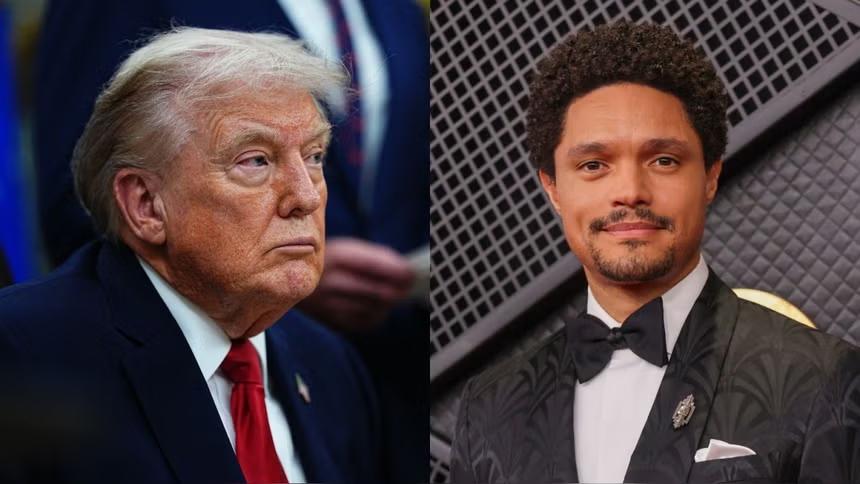 Trump estalla contra los Grammy 2026 y amenaza con demandar a Trevor Noah por broma sobre Epstein