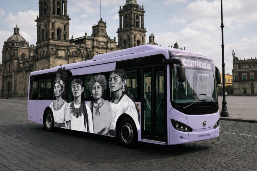 ¿Solución o reto? Llega el Centrobús eléctrico al Centro Histórico de la CDMX