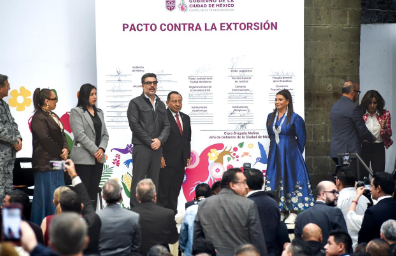 Rafael Guerra destaca coordinación institucional en firma del Pacto contra la Extorsión