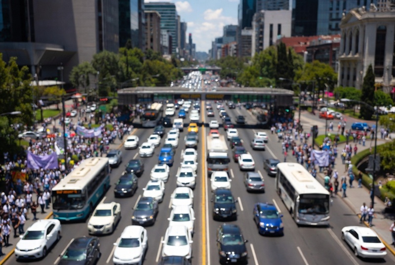 Tránsito y Metro CDMX: 12 bloqueos y obras impactan movilidad este lunes