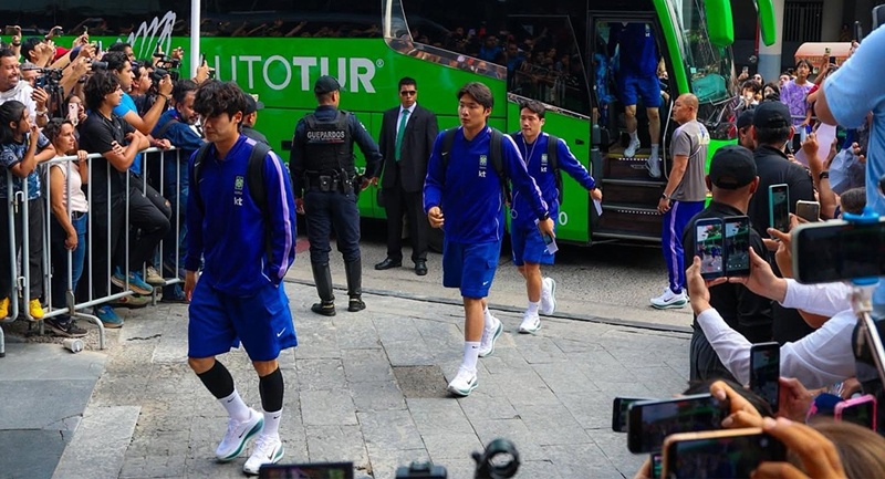 Selección de Corea del Sur llega a Guadalajara para el Mundial 2026