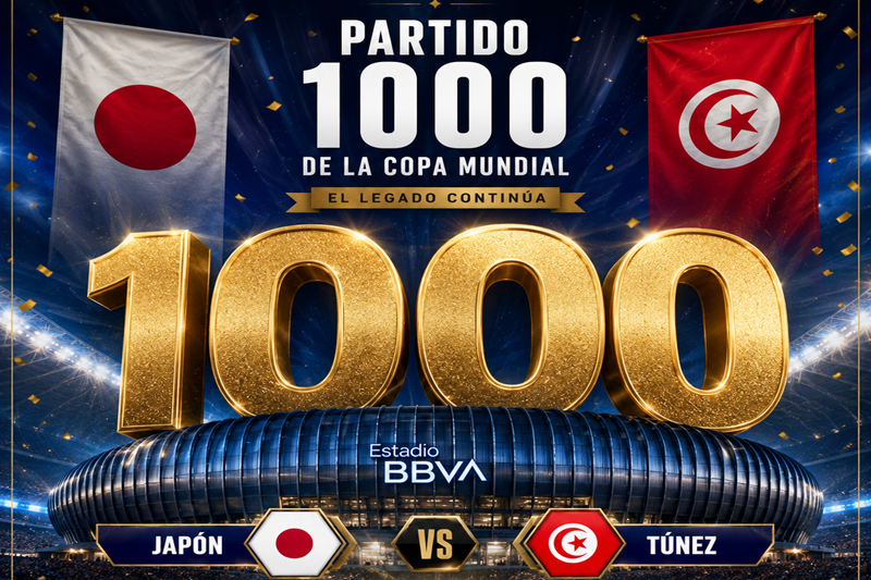 Japón y Túnez disputan el partido mil en la historia de Mundiales