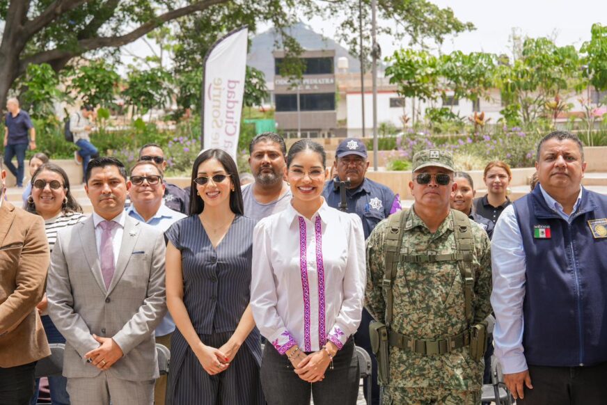 Geraldine Ponce incorpora drones a Alerta Violeta en Tepic