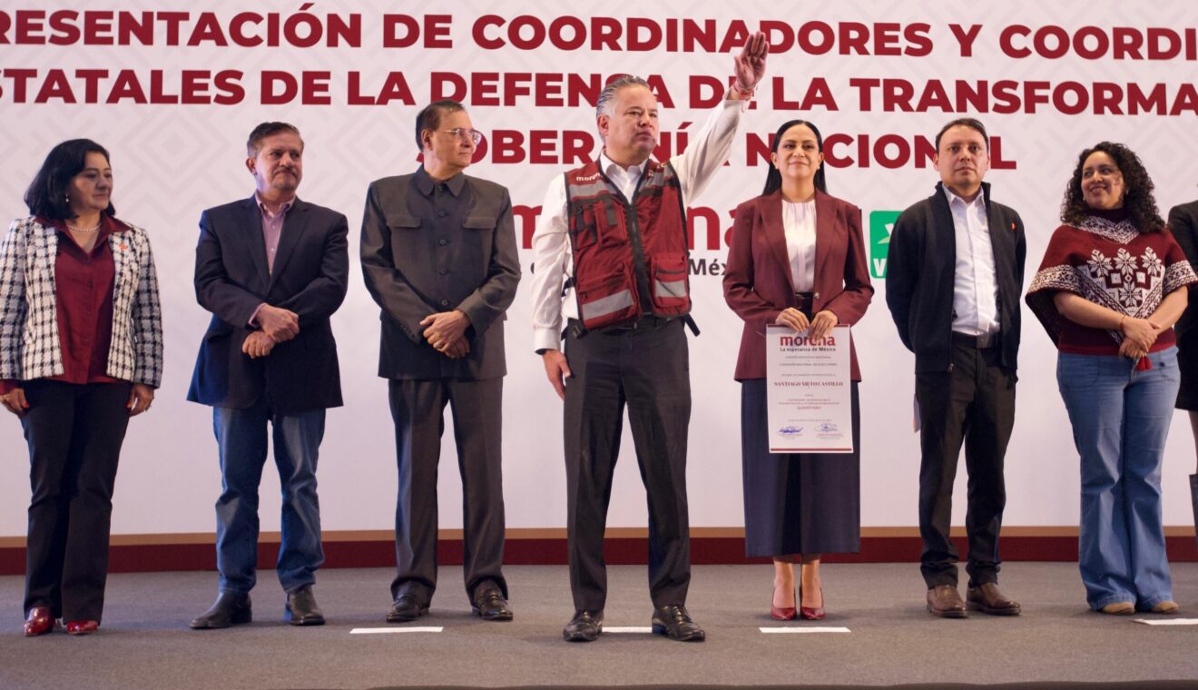 Santiago Nieto rinde protesta como coordinador de la transformación en Querétaro